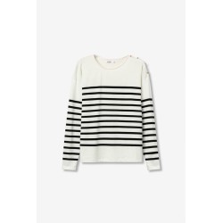 Camiseta rayas con botones dorados | Venice_3 TIFFOSI