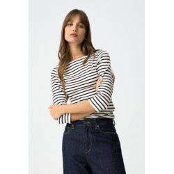 Camiseta marinera ajustada de rayas | Demi TIFFOSI