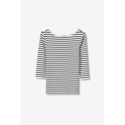 Camiseta marinera ajustada de rayas | Demi TIFFOSI