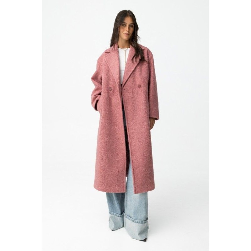 Abrigo largo Suckylala de Tiffosi color Canyon Rose – La Petite Sophie