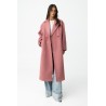 Abrigo largo Suckylala de Tiffosi color Canyon Rose – La Petite Sophie