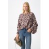 Blusa Miller de Tiffosi con estampado floral y volantes – La Petite Sophie