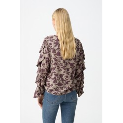 Blusa Miller de Tiffosi – Estampado floral con volantes mujer | La Petite Sophie
