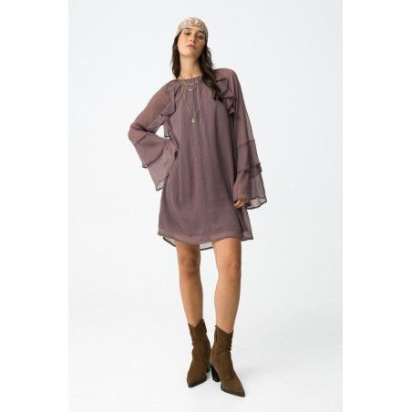 Vestido Chloe de Tiffosi con volantes y manga amplia – La Petite Sophie