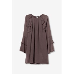 Vestido Chloe de Tiffosi – Fluido con volantes mujer | La Petite Sophie