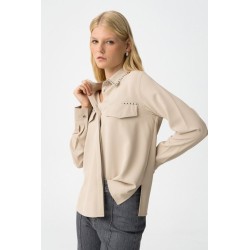 Camisa Alperce con detalles metálicos – Tiffosi | La Petite Sophie