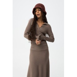 Jersey Mix&Match de punto canalé con cuello polo – Tiffosi | La Petite Sophie