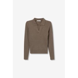 Jersey Mix&Match de punto canalé con cuello polo – Tiffosi | La Petite Sophie