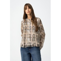 Blusa Carmilde fluida estampada – Tiffosi | La Petite Sophie