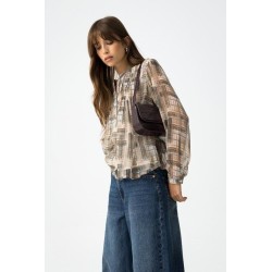 Blusa Carmilde fluida estampada – Tiffosi | La Petite Sophie