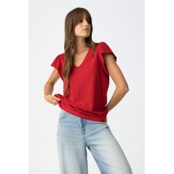 Camiseta Kira con volantes texturizados – Tiffosi | La Petite Sophie