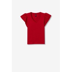 Camiseta Kira con volantes texturizados – Tiffosi | La Petite Sophie