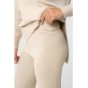 Pantalón Mab beige de punto recto – Tiffosi | La Petite Sophie