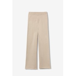 Pantalón Mab beige de punto recto – Tiffosi | La Petite Sophie