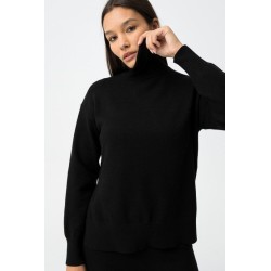 Jersey Mab negro de punto suave – Tiffosi | La Petite Sophie