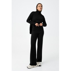 Pantalón Mab negro de punto suave – Tiffosi | La Petite Sophie