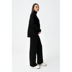 Pantalón Mab negro de punto suave – Tiffosi | La Petite Sophie