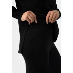 Pantalón Mab negro de punto suave – Tiffosi | La Petite Sophie