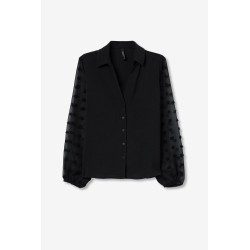 Blusa Katrina negra – Tiffosi | La Petite Sophie