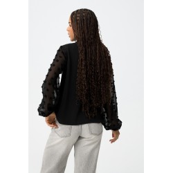 Blusa Katrina negra – Tiffosi | La Petite Sophie