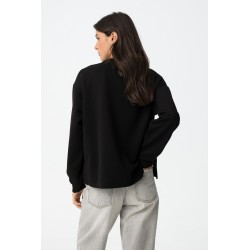 Sudadera Maeby negra con perlas – Tiffosi | La Petite Sophie