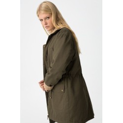 Abrigo Babur verde con cuello de pana | La Petite Sophie