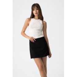 Falda corta Pepper negra – Tiffosi | La Petite Sophie