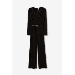 Mono Preppy negro con cinturón | La Petite Sophie