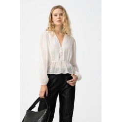 Blusa Requintado negra con brillo – La Petite Sophie