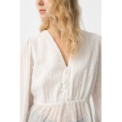 Blusa Requintado negra con brillo – La Petite Sophie