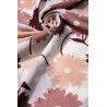 Pañuelo floral burdeos y nude | La Petite Sophie