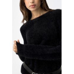 Jersey efecto pelo mujer | Jersey fluffy elegante | La Petite Sophie