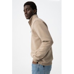 Sudadera beige hombre TIFFOSI con media cremallera | Estilo casual