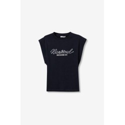 Camiseta negra sin mangas con mensaje | Nueva colección mujer