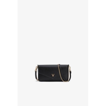 Bolso bandolera negro con cadena dorada | Complementos mujer