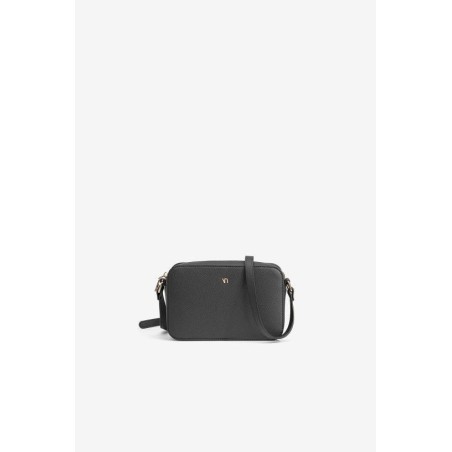 Bolso bandolera negro compacto | Complementos mujer