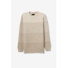 Jersey beige de hombre de punto fino | Rebajas