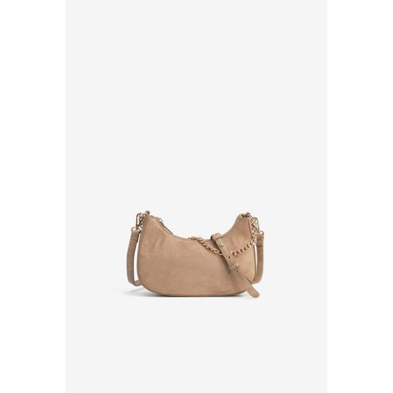 Bolso bandolera Gonzales beige con cadena dorada – Tiffosi