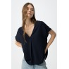 Blusa con escote cruzado mujer | Tiffosi