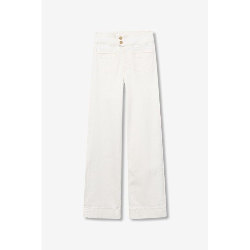 Vaquero blanco tiro alto mujer | Tiffosi