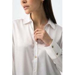 Camisa blanca fluida mujer | Tiffosi