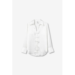 Camisa blanca fluida mujer | Tiffosi