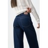 Vaquero azul oscuro pierna ancha mujer | Tiffosi