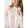 Camisa blanca bordada mujer | Tiffosi
