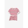 Camiseta de rayas rojas con nudo mujer | Tiffosi