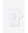Camiseta blanca corazón mujer | Tiffosi